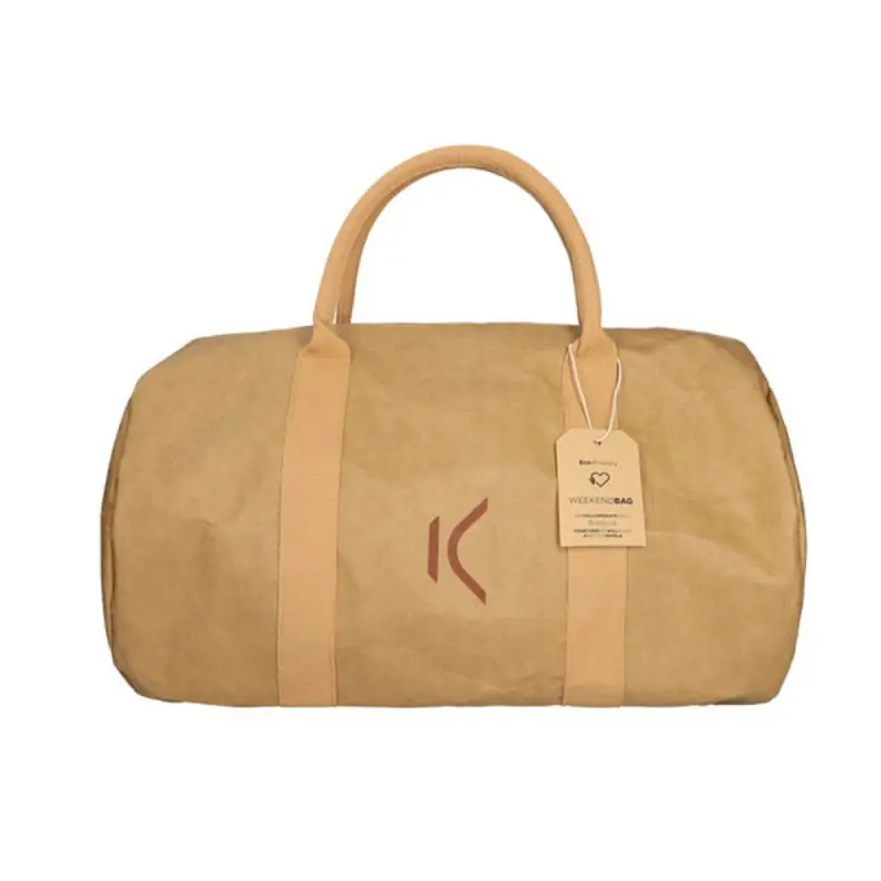 Sports Bag KSIX WeekendBag Brown Eco-friendly kraft paper