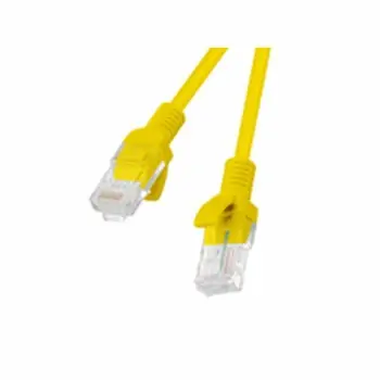 Ethernet LAN Cable Lanberg PCU6-10CC-1000-Y Yellow 10 m