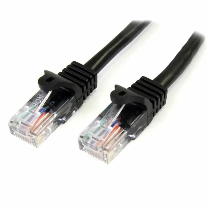 UTP Category 6 Rigid Network Cable Startech 45PAT1MBK 1 m