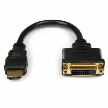 HDMI Adapter Startech HDDVIMF8IN Black