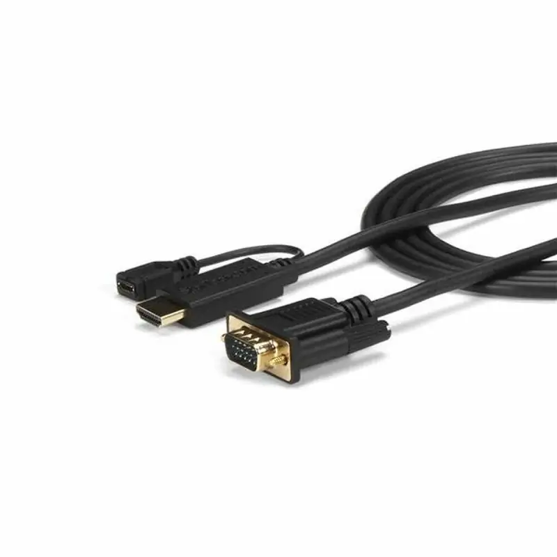 HDMI Cable Startech HD2VGAMM3 0,9 m Micro USB VGA