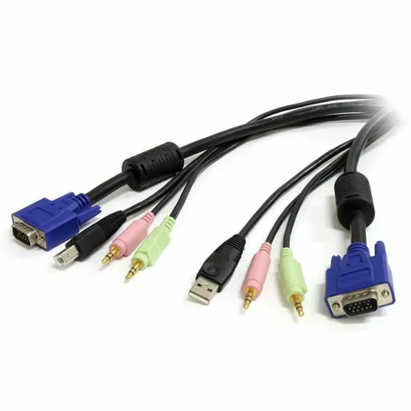 KVM switch Startech USBVGA4N1A6 (1,8 m)