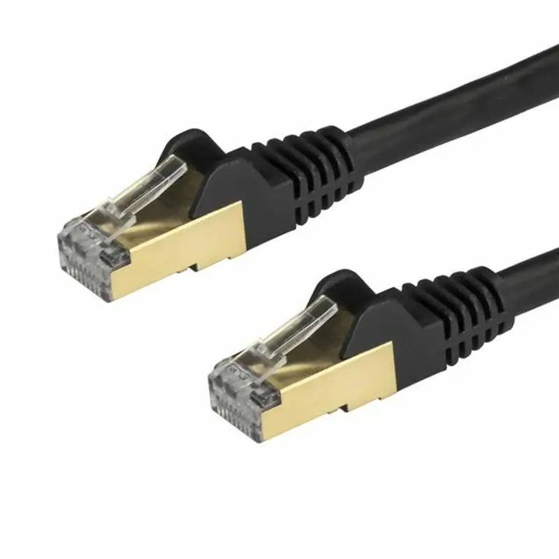 UTP Category 6 Rigid Network Cable Startech 6ASPAT150CMBK 1,5 m Black