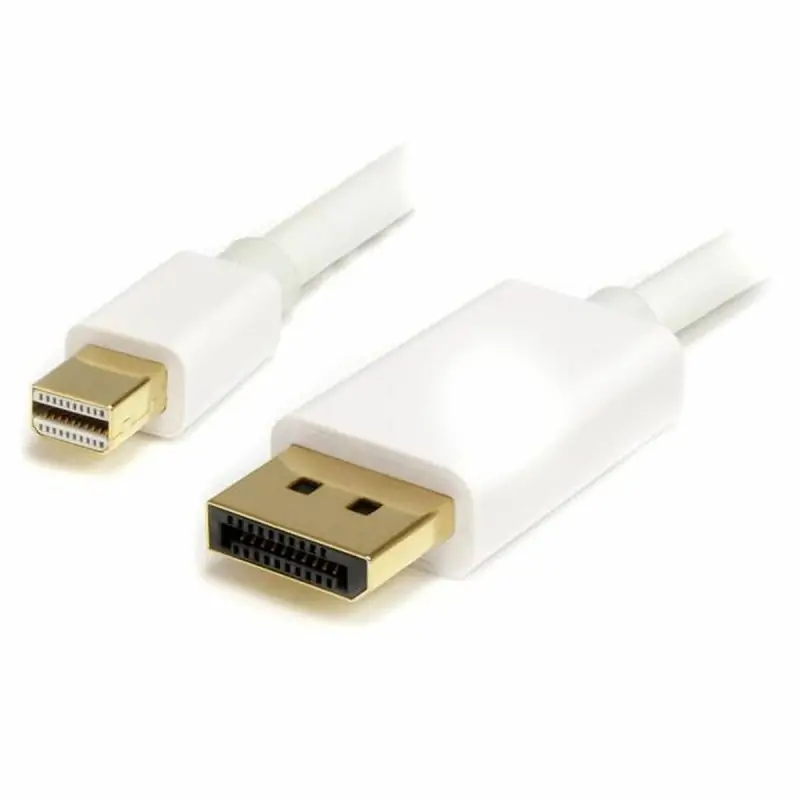 Mini DisplayPort to DisplayPort Cable Startech MDP2DPMM2MW (2 m) White 4K Ultra HD