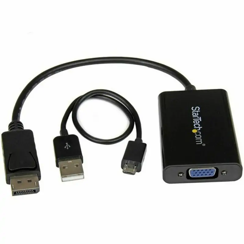 DisplayPort to SVGA adapter Startech DP2VGAA Black