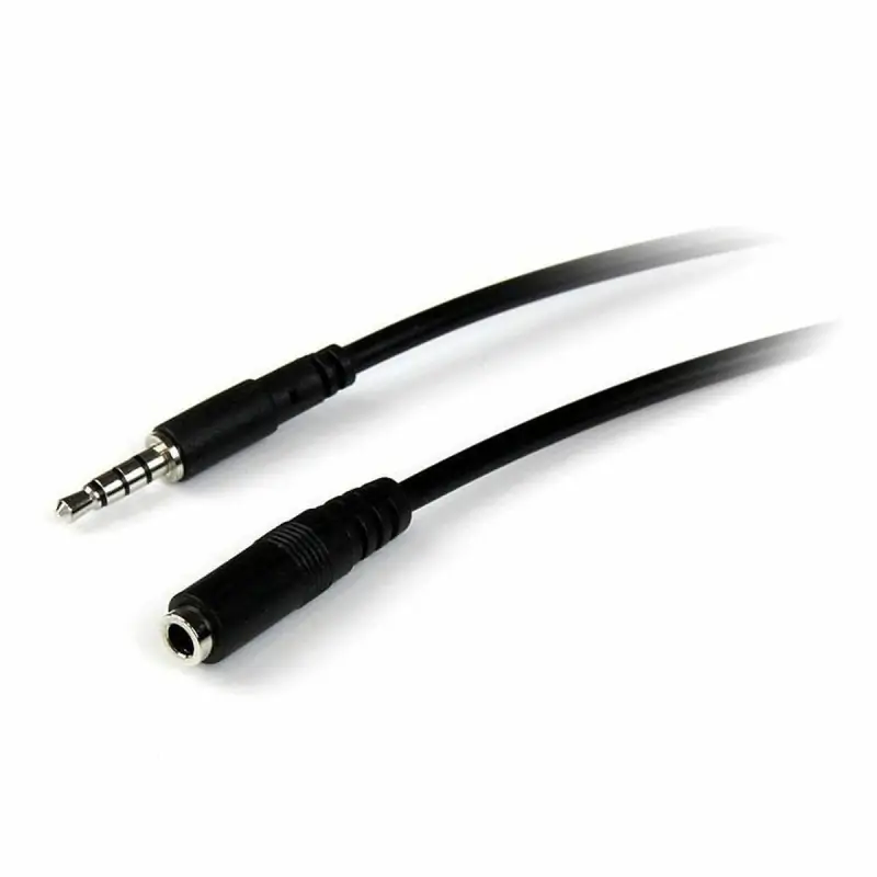 Jack Extension Cable (3.5 mm) Startech MUHSMF2M (2 m) Black