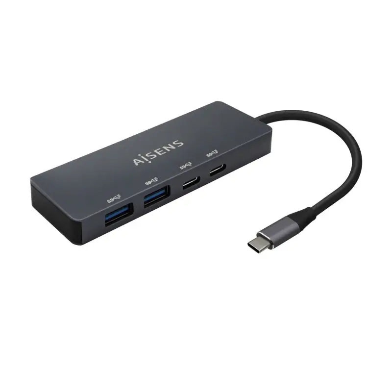 USB Hub Aisens A109-0744 Grey (1 Unit)