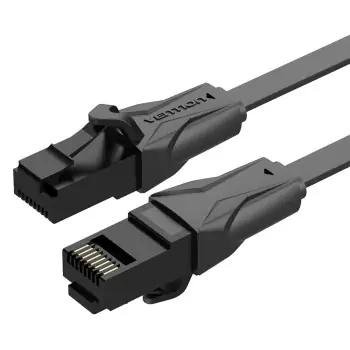 UTP Category 6 Rigid Network Cable Vention IBABN Black 15 m