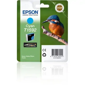 Original Ink Cartridge Epson C13T15924010 Blue Cyan