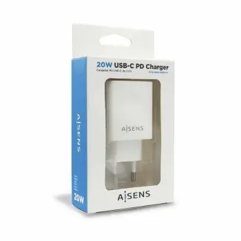 Wall Charger Aisens ASCH-1PD20-W White USB-C