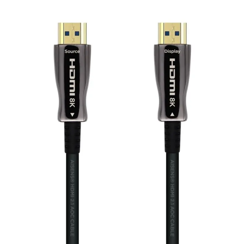 HDMI Cable Aisens A153-0521 Black 50 m