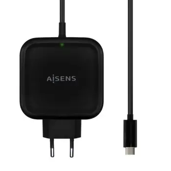 Wall Charger Aisens ASCH-1PD65WL-BK Black 65 W