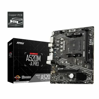 Motherboard MSI 7C96-001R mATX AM4 AMD® A520 AMD AMD...