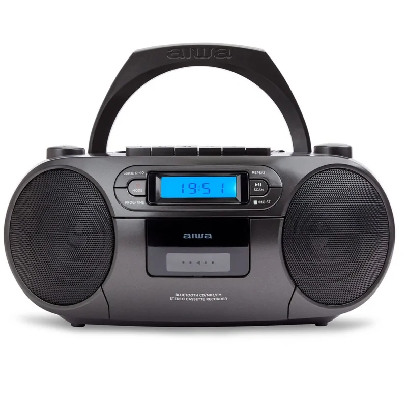 Radio cassette Aiwa BBTC550BK 6W Black