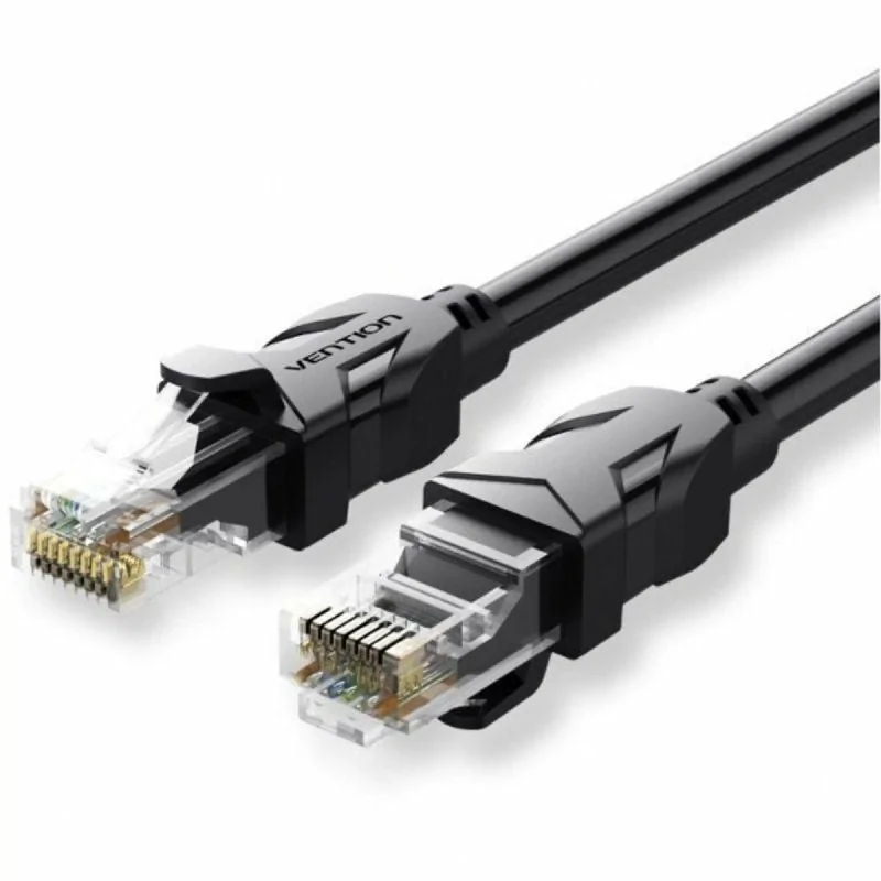 UTP Category 6 Rigid Network Cable Vention IBEBV Black 40 m