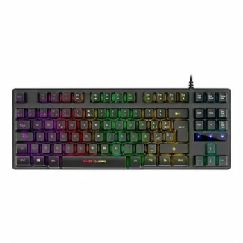 Gaming Keyboard Mars Gaming MKTKLES Spanish Qwerty Black...