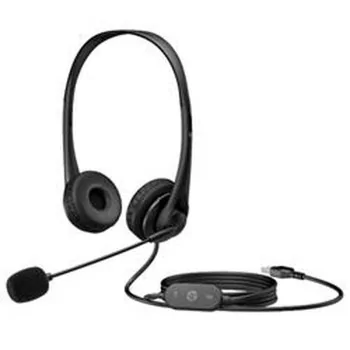 Headphones with Microphone HP 428K6AA Black