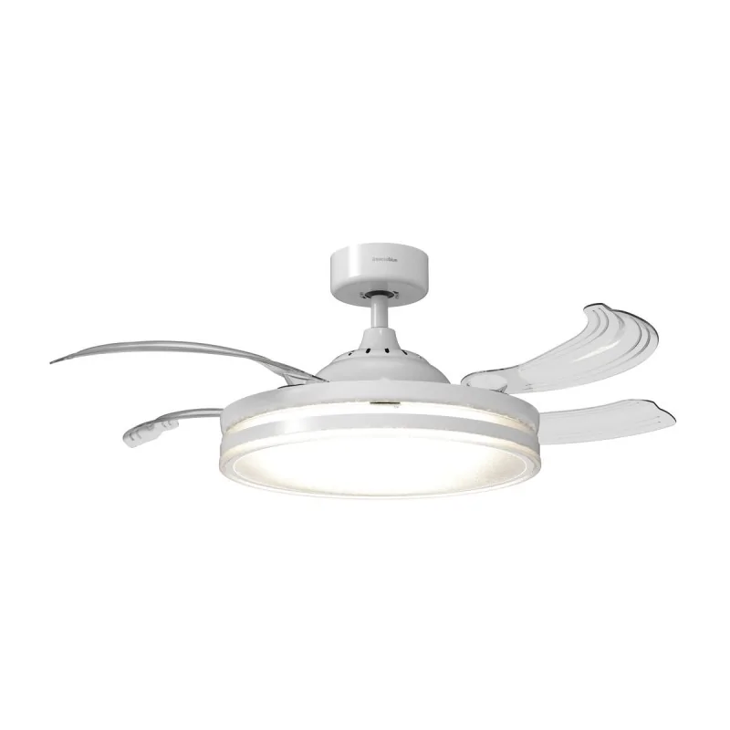 Ceiling Fan Universal Blue TUVALU 6036W White