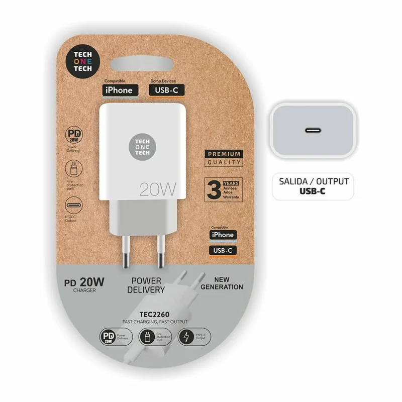 Wall Charger Tech One Tech TEC2260 USB-C