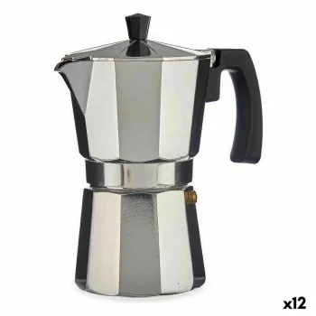 Italian Coffee Pot Kinvara A11RA-600 Silver Aluminium 300...