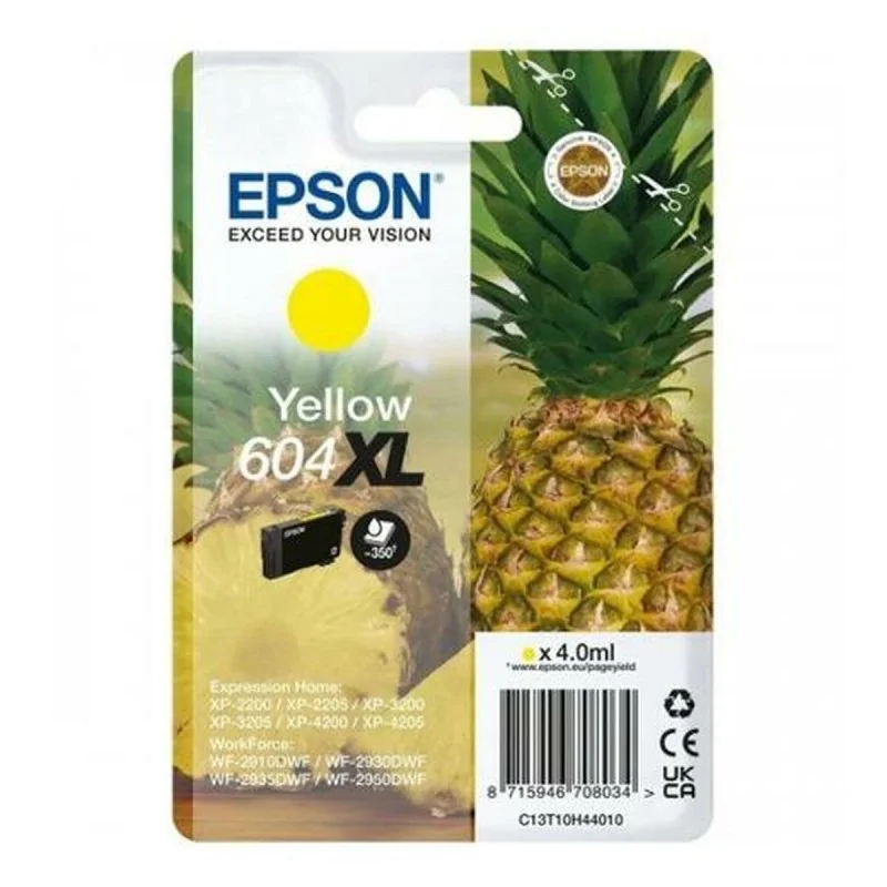 Original Ink Cartridge Epson 604XL Yellow