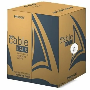 UTP Category 6 Rigid Network Cable Phasak PHR 6301 Grey...