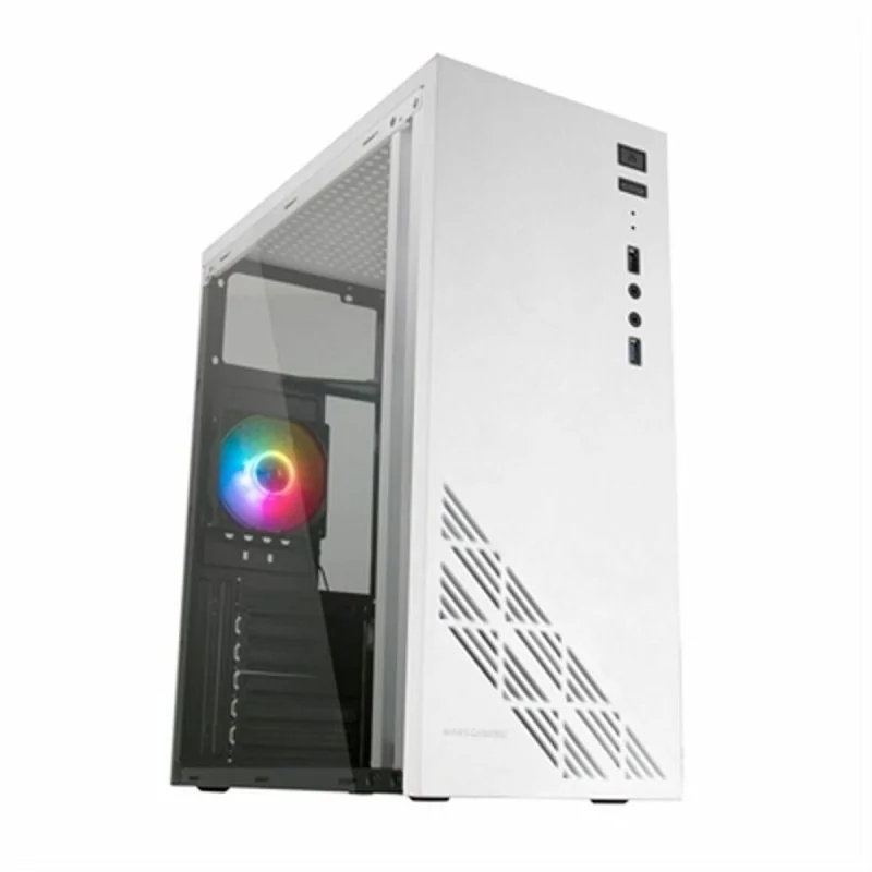 ATX Semi-tower Box Mars Gaming MC100W White ATX LED RGB