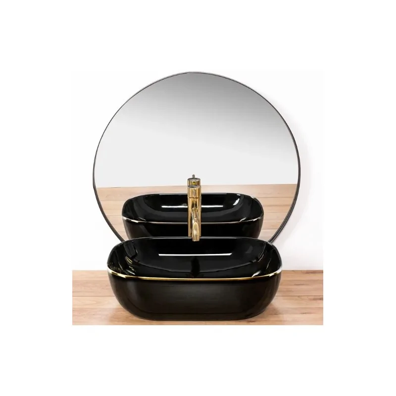 Countertop washbasin Rea Belinda Black Gold