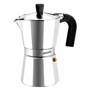 Italian Coffee Pot Monix Braisogona_M620003 Silver...