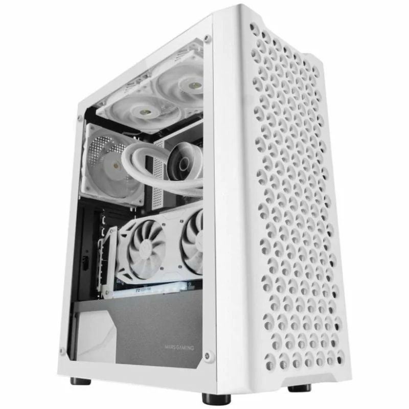 ATX Semi-tower Box Mars Gaming MC-iPRO White