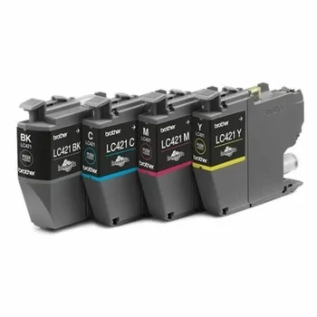 Original Ink Cartridge Brother LC421VAL Multicolour Black...