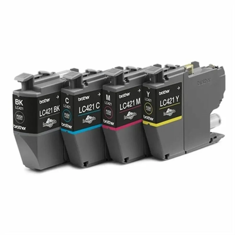 Original Ink Cartridge Brother LC421VAL Multicolour Black Black/Cyan/Magenta/Yellow (1 Unit)