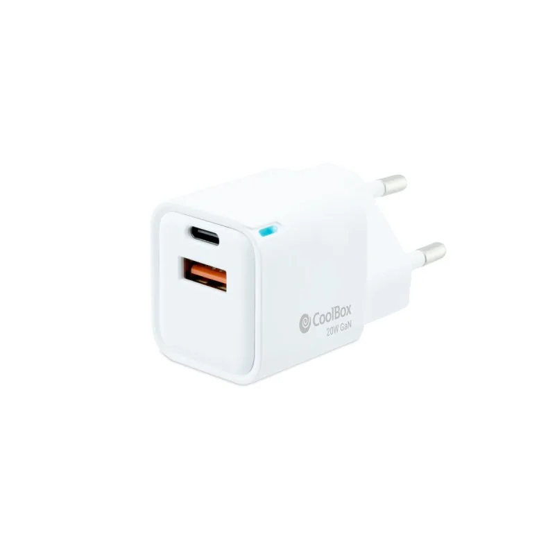 Wall Charger CoolBox COO-CUP-20CA White 20 W (1 Unit)