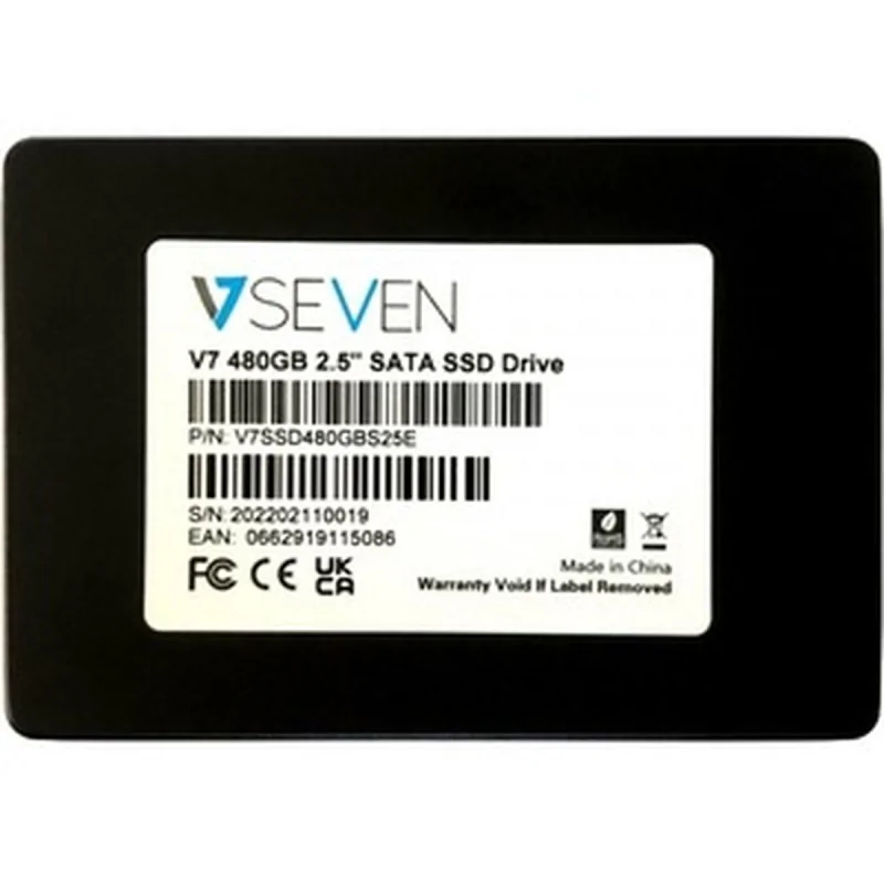 Hard Drive V7 V7SSD480GBS25E 480 GB SSD