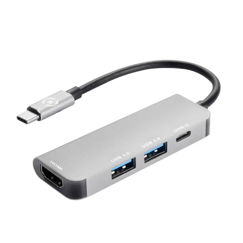 USB-C Hub Celly Prohub Grey (1 Unit)