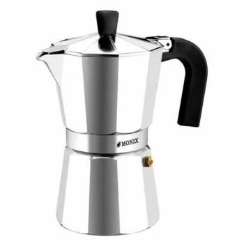 Italian Coffee Pot Monix Braisogona_M620012 Silver...