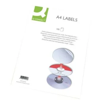 Adhesive labels Q-Connect KF10652 White 100 Sheets 96,5 x...