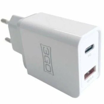 Wall Charger 3GO ALMUSBCQC3 18 W White Multicolour (1 Unit)