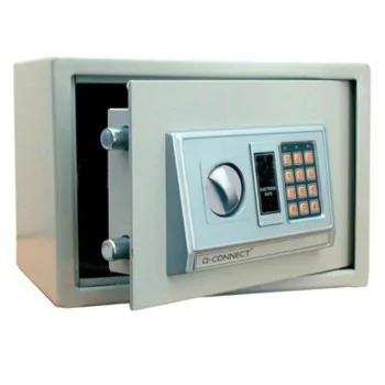 Safe Box with Electronic Lock Q-Connect KF04390 Grey...