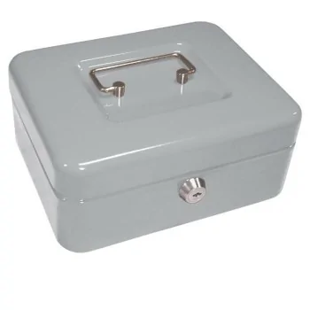 Safe-deposit box Q-Connect KF03320 Grey Metal 200 x 160 x...