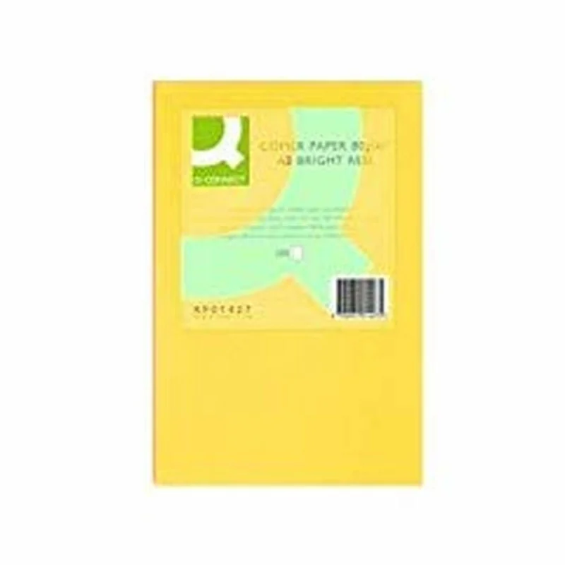 Printer Paper Q-Connect KF18006 Yellow A3 500 Sheets