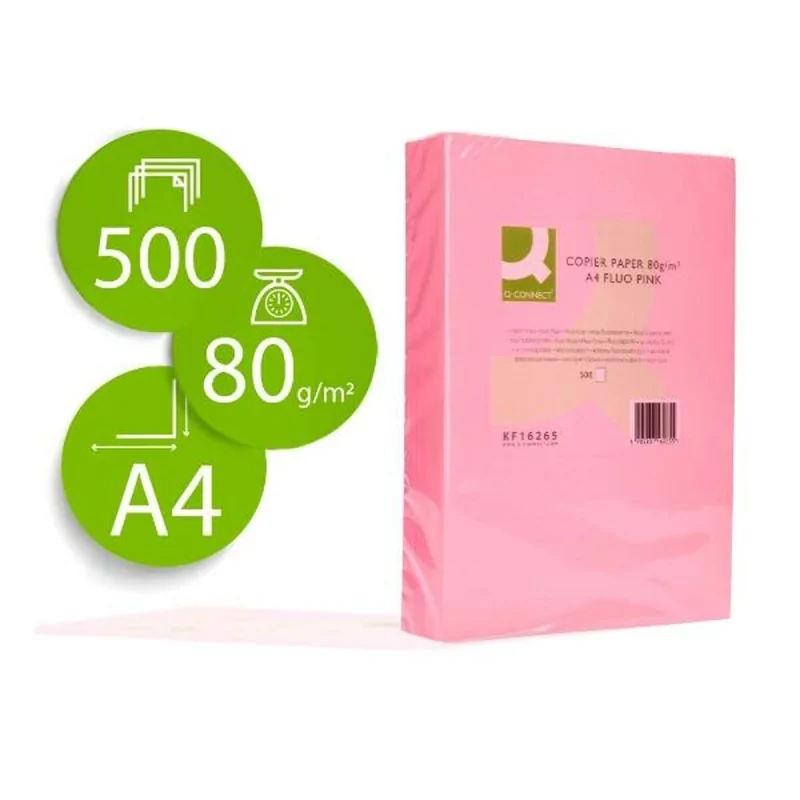 Printer Paper Q-Connect KF16265 Green A4 500 Sheets