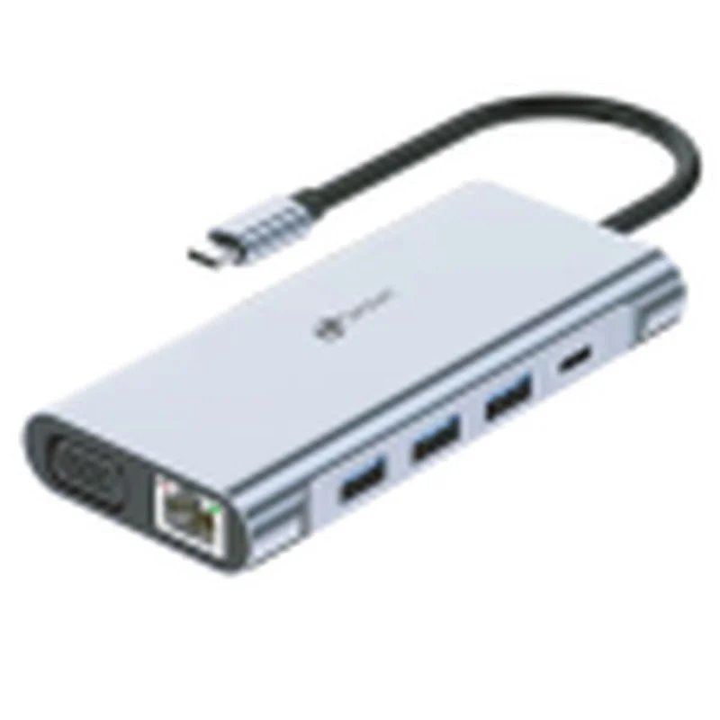 USB Hub LEOTEC LEDS01 Grey 100 W