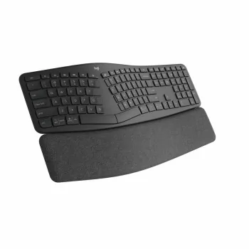 Keyboard Logitech 920-010350 Spanish Qwerty Grey Graphite...