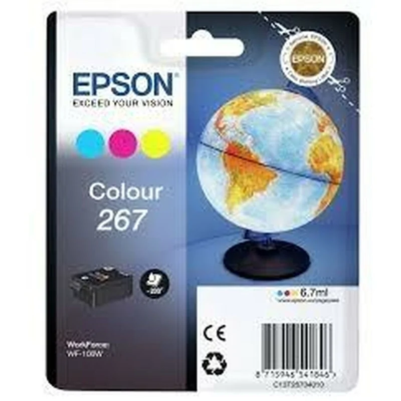 Original Ink Cartridge Epson 267 WF-100W Tricolour