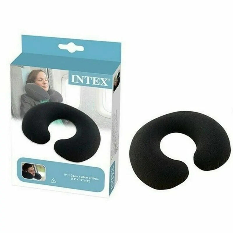 Inflatable Travel Neck Pillow Intex 68675 36 x 30 x 10 cm