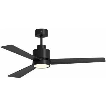 Ceiling Fan S&P HTD130 DC BLACK Black 40 W Ø 130 cm