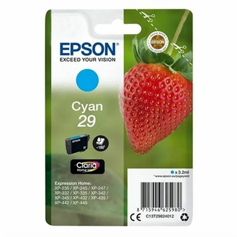 Original Ink Cartridge Epson C13T29824012 Cyan