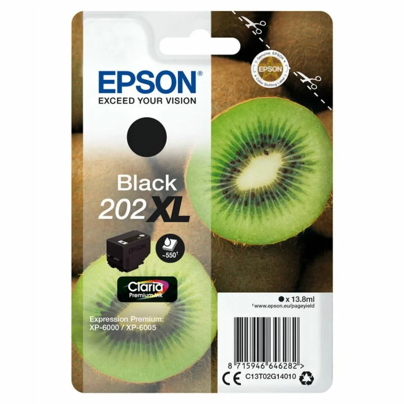 Original Ink Cartridge Epson 202XL CLARIA Black