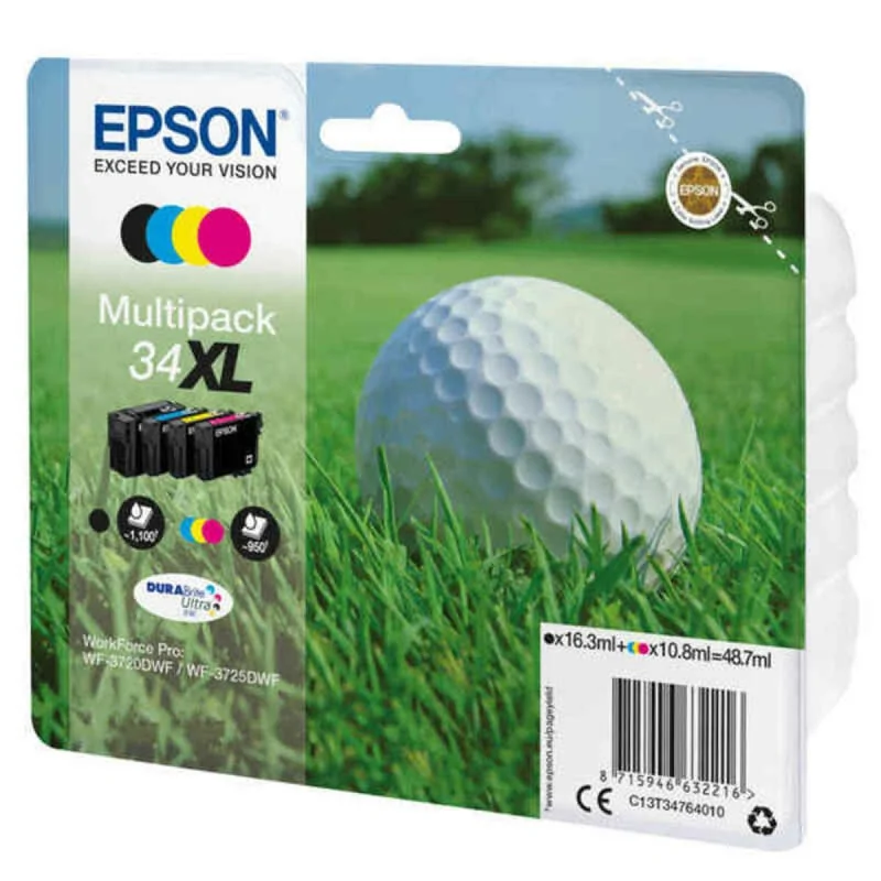 Original Ink Cartridge Epson 34XL Multicolour